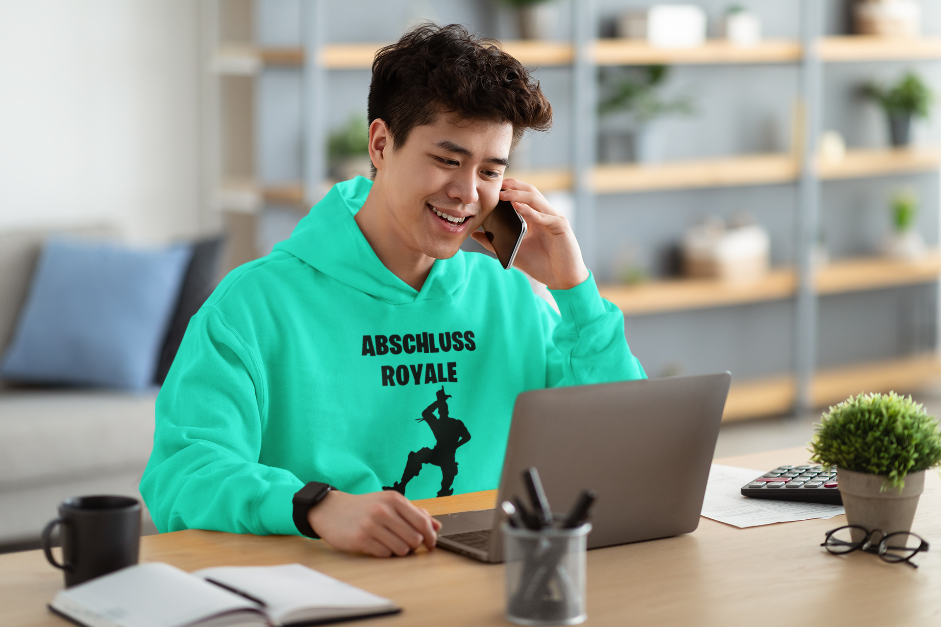 Bedruckte Abschluss-Hoodies mit Jahrgang und Klassenmotto