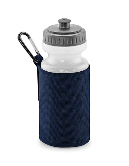 Trinkflasche Kunststoff mit Halterung inkl. Druck mehrfarbig