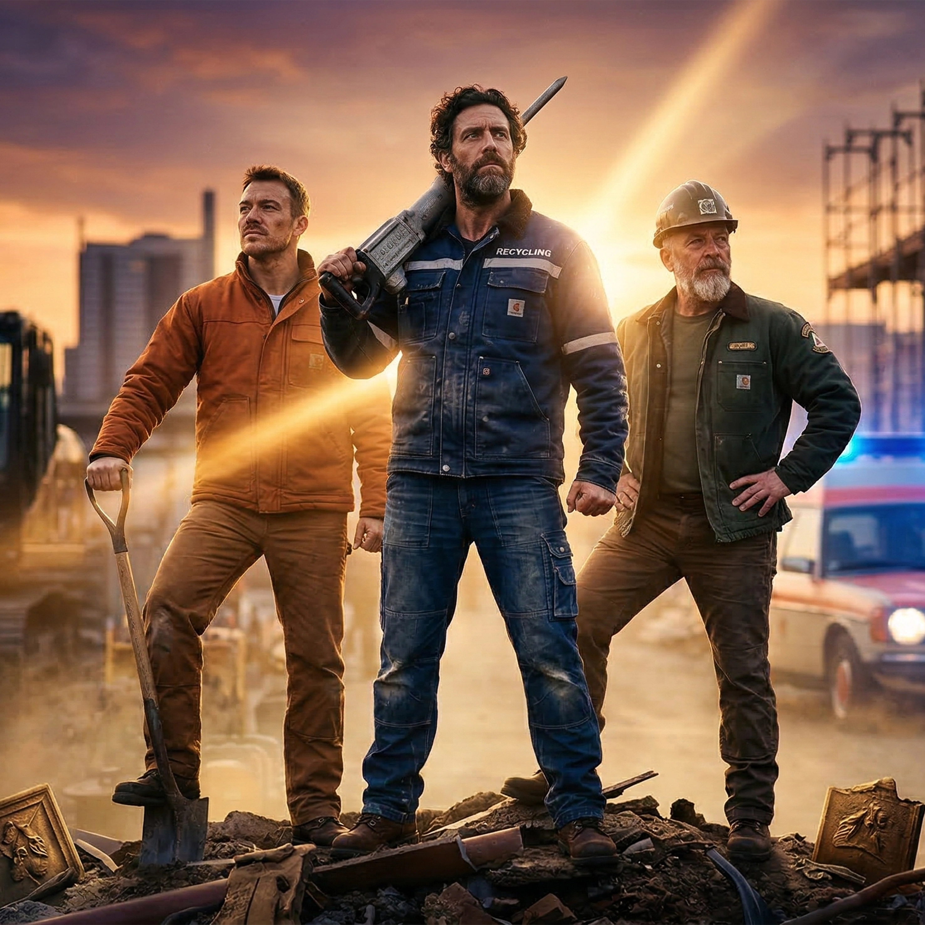 BLAULICHT-FASHION Workwear T-Shirt